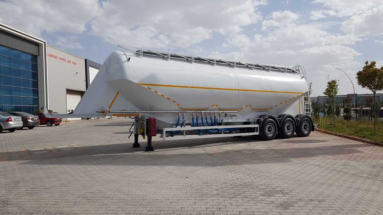 SINAN Flour and Feed W type Silo Bulk Tanker Semitrailer - Silo semi-trailer: picture 5