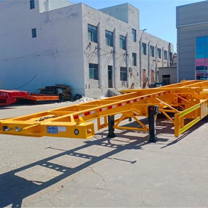  XCMG Official Semi-trailer China Brand New Skeleton Container Semi Trailer - Chassis semi-trailer: picture 5