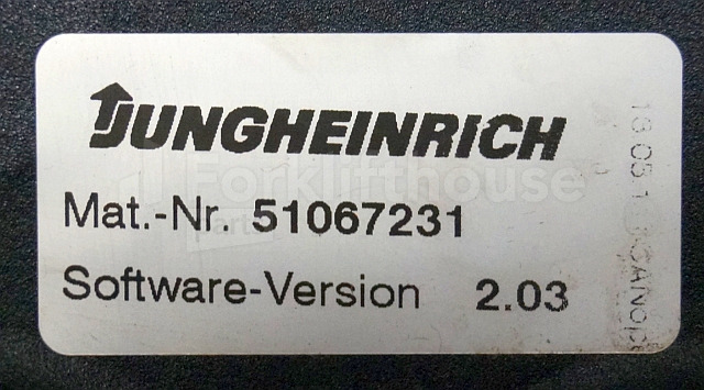 Jungheinrich 51033235 Rij regeling Drive controller AS2412i index C Sw. 1,06 51092751 Sw. 2,03 51067231 from ERE225 year 2011 sn. S13X00020686 - ECU: picture 5