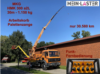 Mercedes-Benz 1824 MKG 300 30m 1.150 kg Funk Korb nur 30.584km  - Crane truck: picture 1