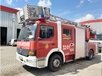 Mercedes-Benz 1528 F 4x2 1528 F 4x2 DLK 12/9 LF, Metz, Staffel, LF, Drehleiter mit Korb - Fire truck: picture 1