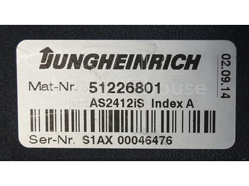  Jungheinrich 51226801 Rij/hef/stuur regeling  drive/lift/steering controller AS2412 i S index A  Sw 1,04 51263516 sn. S1AX00046476 from ERE225 year 2014 - ECU: picture 2