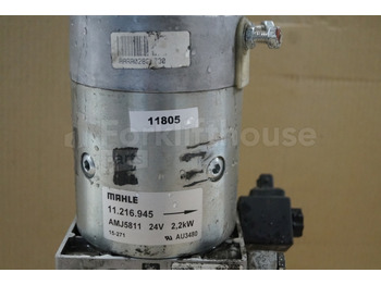  Jungheinrich 51006444 Pump unit 24V 2,2KW  Mahle AMJ5811  Pump motor 51056970 Tank 51038870 Valve block 51341531 for ERE225 - Hydraulic pump: picture 2