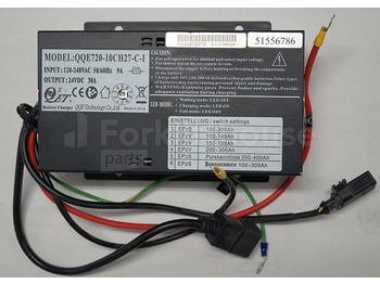 Jungheinrich 51556786 Charger QQE720-10CH27-C-1 output 24VDC30A input 120-240Vac 50/60Hz 9A sn. 21290224 - Battery: picture 1