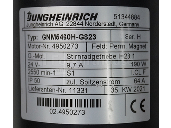  Jungheinrich 51344884 Steering motor 24V type GNM5460H-GS23 sn 4950273 - Engine: picture 2