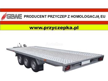 GEWE Laweta 3 osiowa 5x2,1 m - B3500 A/1 - Autotransporter trailer: picture 1