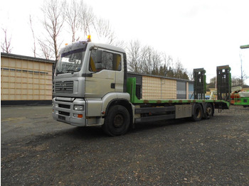 MAN TGA 26.350, Plateau, Maschinentransporter Zanner  - Tow truck: picture 1