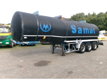 Fruehauf Bitumen tank inox 31 m3 / 1 comp + mixer & engine - Tank semi-trailer: picture 1