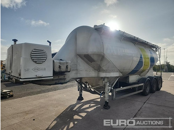 Feldbinder Tri Axle Cement Trailer, BPW Axles - Tank semi-trailer: picture 1