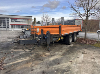 Tipper trailer 14 t Tandemkipper- Tieflader, Breitbereifung: picture 2