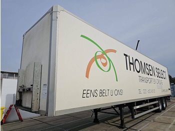 Closed box semi-trailer