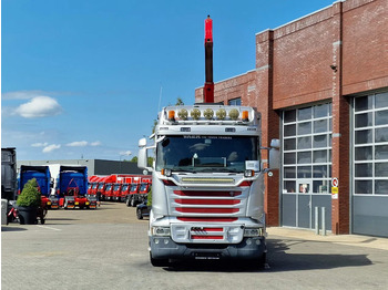 Hook lift truck Scania R490 8x4*4 - HIAB XR24SL58 24T hooklift - Euro 6 - Full air - Steering axle: picture 4