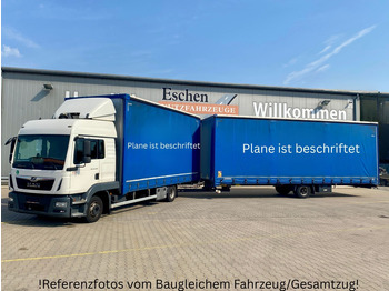 Curtainsider truck MAN TGL 12.250