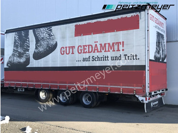 Curtainsider trailer KRUKENMEIER Tridemanhänger TLP 25 zwillingsbereift, Liftachse: picture 2