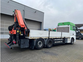 Dropside/ Flatbed truck, Crane truck MAN TG-X 26.480 6x2 Pritsche Heckkran Palfinger 2400: picture 4
