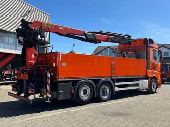 Crane truck Mercedes-Benz Actros 2648 L 6x2 Pritsche Heckkran 3xhydr.Aussc: picture 4