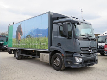Box truck Mercedes-Benz Antos 1830 L nR 4x2 Standardkoffer LBW LBW 2to+F: picture 2