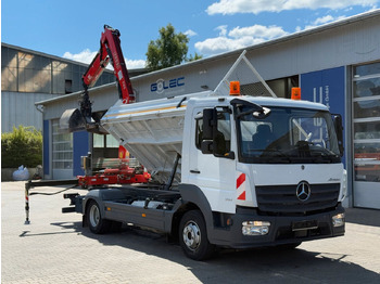 Tipper van Mercedes-Benz ATEGO 818 4x2 Euro 6 Kipper Kran FASSI F65B.0.22: picture 2