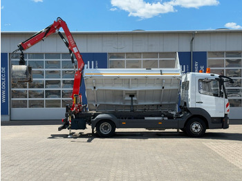 Tipper van Mercedes-Benz ATEGO 818 4x2 Euro 6 Kipper Kran FASSI F65B.0.22: picture 4