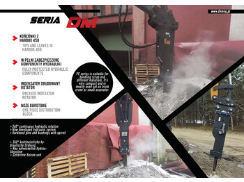 New Hydraulic hammer for Excavator DEMOQ DM150 Hydraulic breaker 150 kg: picture 2