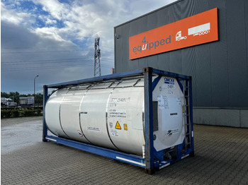 Storage tank for transportation of chemicals CIMC 20FT ISO, 25.070L/1-COMP/3 BAFFELS/4 manholes, ADR valid until 01/2027: picture 4