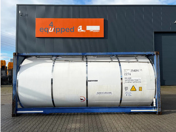 Storage tank for transportation of chemicals CIMC 20FT ISO, 25.070L/1-COMP/3 BAFFELS/4 manholes, ADR valid until 01/2027: picture 2