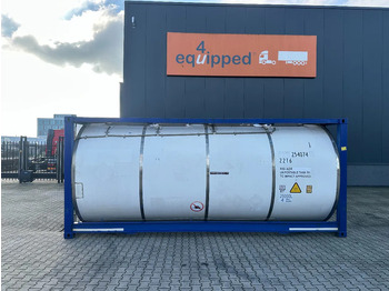 Storage tank for transportation of chemicals CIMC 20FT ISO, 25.090L / 1-COMP / 3 BAFFELS / T12 / 4 manholes / ADR valid until 02/2027: picture 3 Storage tank for transportation of chemicals CIMC 20FT ISO, 25.090L / 1-COMP / 3 BAFFELS / T12 / 4 manholes / ADR valid until 02/2027: picture 3