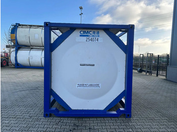 Storage tank for transportation of chemicals CIMC 20FT ISO, 25.090L / 1-COMP / 3 BAFFELS / T12 / 4 manholes / ADR valid until 02/2027: picture 5 Storage tank for transportation of chemicals CIMC 20FT ISO, 25.090L / 1-COMP / 3 BAFFELS / T12 / 4 manholes / ADR valid until 02/2027: picture 5