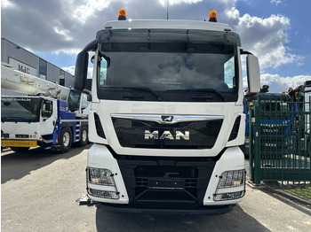 Dropside/ Flatbed truck, Crane truck MAN TGX 35.420 8x4-4 TRIDEM PRTISCHE 6m40 + KRAN (26m!) HIAB X-HIPRO 408 E-5 + JIB 100X-5  - *306.245km* - BE TRUCK: picture 5