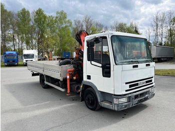 Flatbed van Iveco ML 75 E Pritsche mit Atlas Ladekran 60.1: picture 4