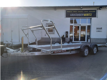 Autotransporter trailer Brian James A4 Transporter 500x200cm blackline Alufelgen easy glide Rampen 240cm Reifenregal 3000kg: picture 3
