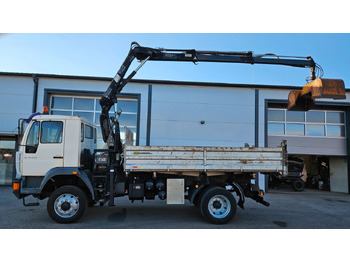 Tipper, Crane truck MAN LE 14.250 4x4 HIAB 077BS-2 Kran Greifer: picture 2 Tipper, Crane truck MAN LE 14.250 4x4 HIAB 077BS-2 Kran Greifer: picture 2