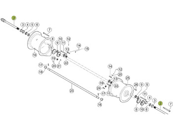 Front axle JAGUAR