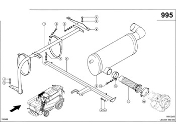 Muffler CLAAS