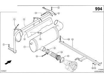 Muffler CLAAS