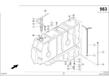 Fuel tank CLAAS