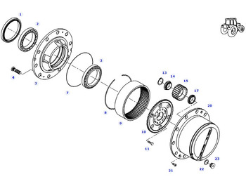 Wheel hub FENDT