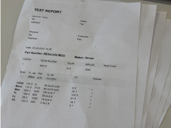 Injector for Agricultural machinery John Deere 9.0L HPCR RE543352 Wtryskiwacz Wtryskiwacze 095000-0610 RE543605 0610 PO REGENERACJI: picture 5