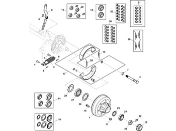 Brake parts JOHN DEERE