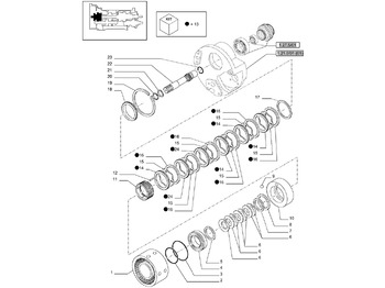 Gearbox and parts NEW HOLLAND