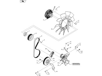 Belt tensioner NEW HOLLAND