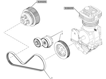 Belt tensioner NEW HOLLAND