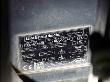 Electric forklift Linde E25HL-01/600: picture 2
