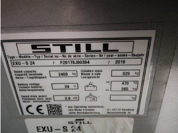 Pallet truck STILL EXU-S24/2400mm: picture 2