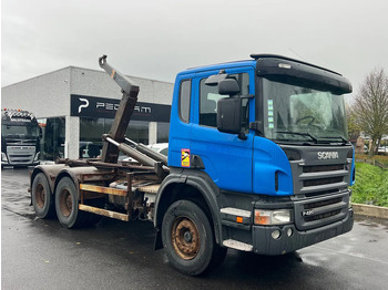 Hook lift truck Scania P420 Belgian truck**205.000km**Retarder full steel**: picture 2
