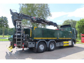Dropside/ Flatbed truck, Crane truck MAN TGX 26.500 6x2 - Baustoff - HIAB Kran: picture 4