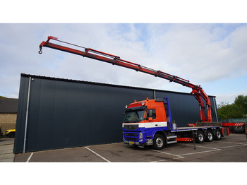 Crane truck Volvo FM 450 8X4 FLATBED WITH GORMACH 3400E6 CRANE: picture 2