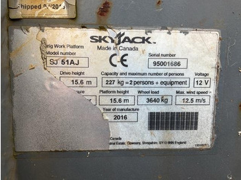 Articulated boom SkyJack SJ51AJ: picture 5