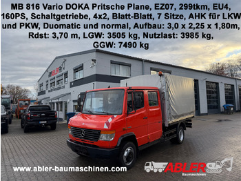 Curtainsider truck MERCEDES-BENZ Vario 816