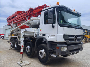 Concrete mixer truck Mercedes-Benz Actros 3241 Putzmeister M24/3 2013 8X4: picture 2